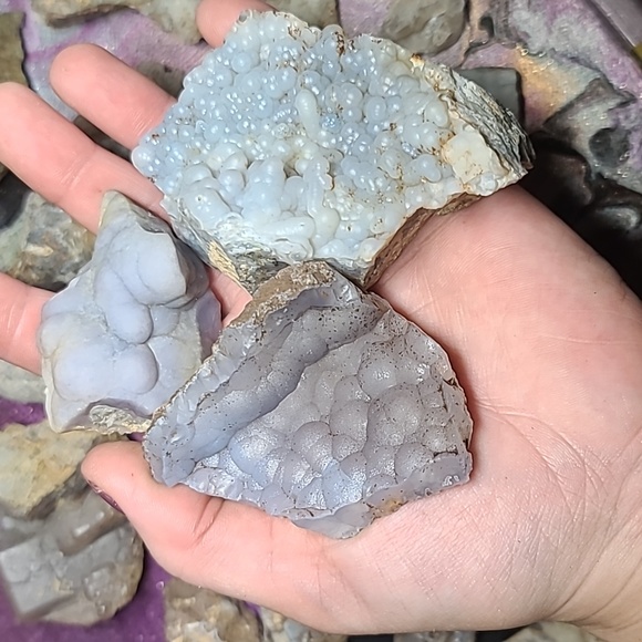 RARE & STUNNING Thumbnail up to Cabinet size 🍇BOTRYOIDAL crystals from Oregon! - Picture 15 of 16